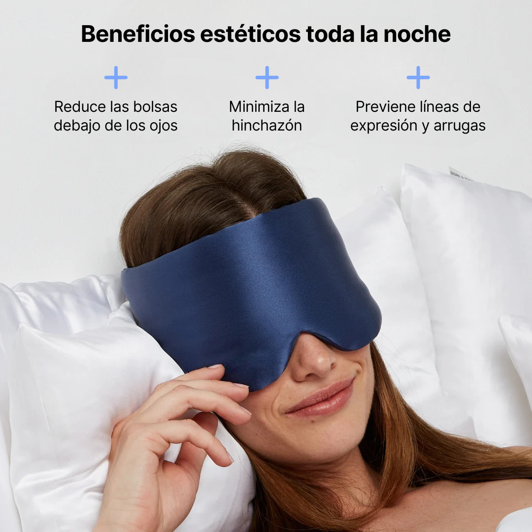 Antifaz de Seda Premium Azul