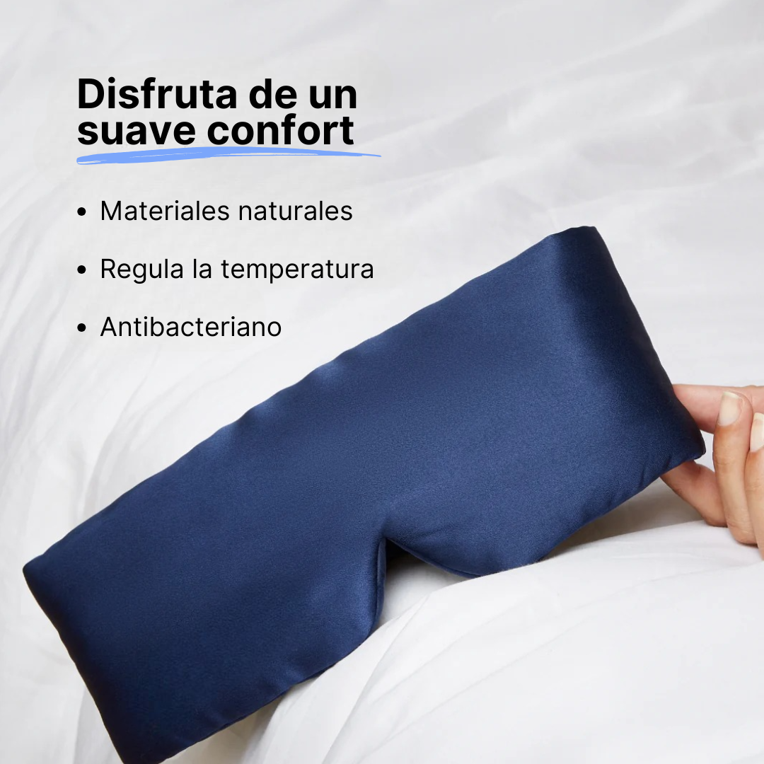 Antifaz de Seda Premium Azul