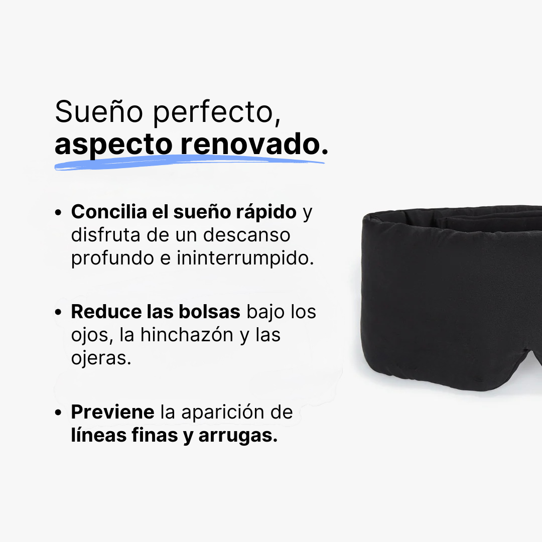 Antifaz de Seda Premium Negro