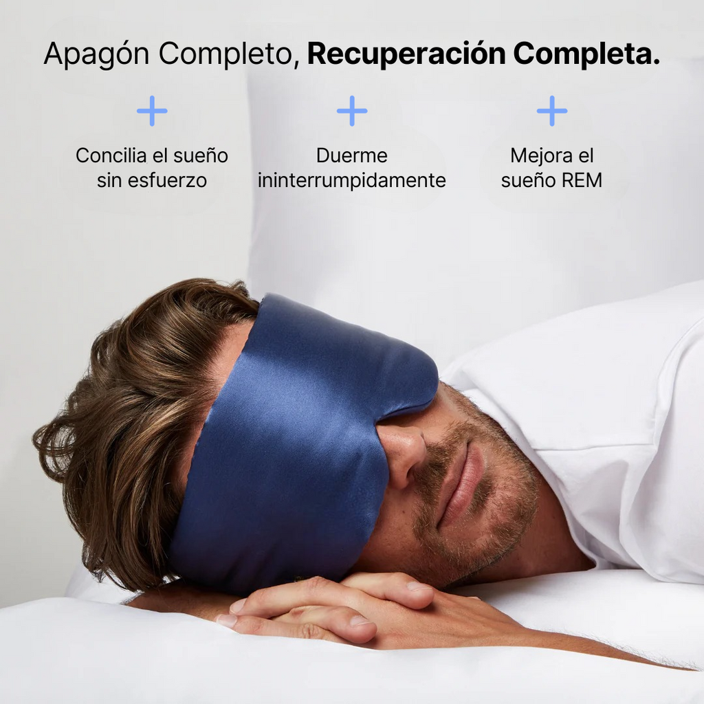 Antifaz de Seda Premium Azul