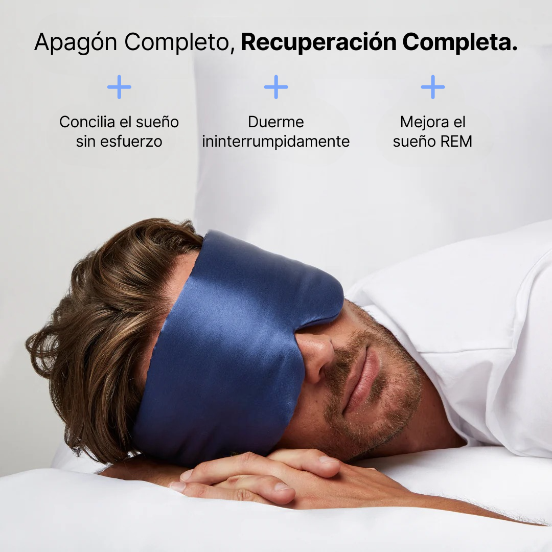 Antifaz de Seda Premium Azul