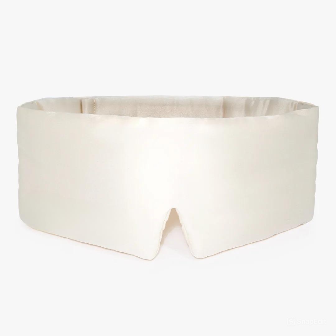 Antifaz de Seda Premium Blanco